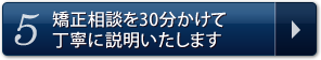 5.矯正相談を30分かけて丁寧に説明いたします